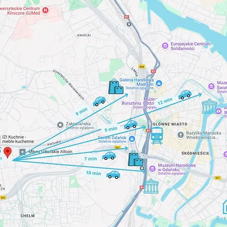 Hip - Cozy And Peaceful Place, 12 Minutes From Old Town & Seaside Gdańsk