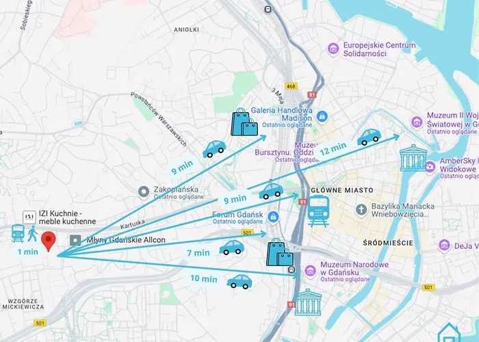 Hip - Cozy And Peaceful Place, 12 Minutes From Old Town & Seaside Gdansk